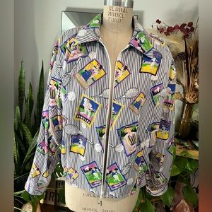 Vintage Tennis Davis Cup Rare Nattys 90’s Sport Jacket